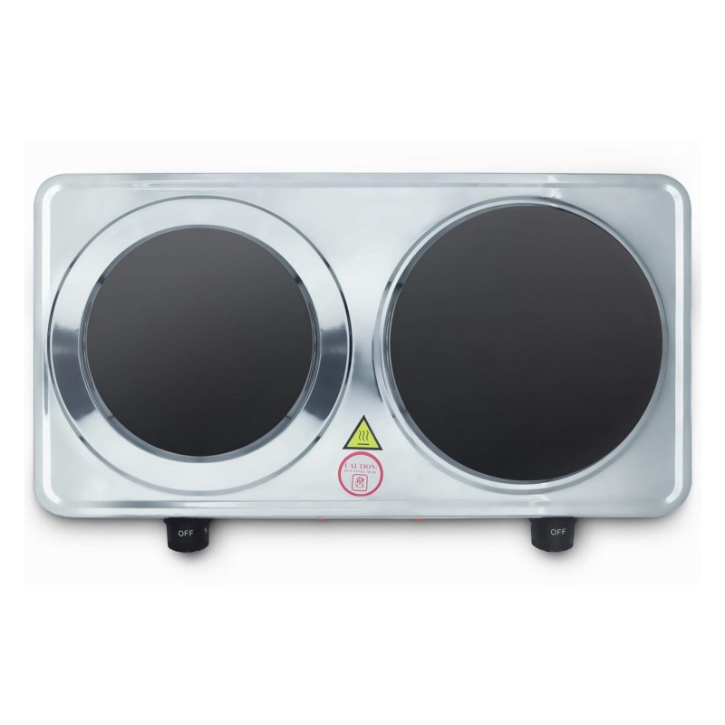 Grunkel EHP-218INOX hobs Acero inoxidable Encimera 45.5 cm 2 zona(s)