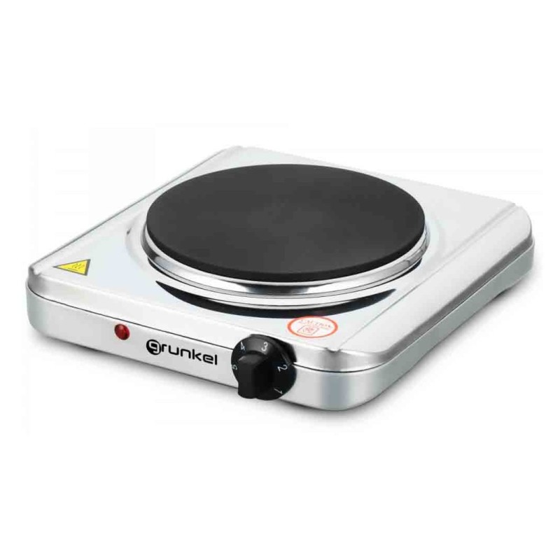 Grunkel EHP-118INOX hobs Acero inoxidable Encimera 25 cm Hornillo eléctrico   Placa eléctrica 1 zona(s)