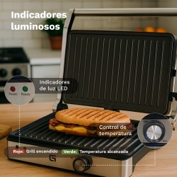 Grunkel GRL-EXTREME parrilla eléctrica de contacto