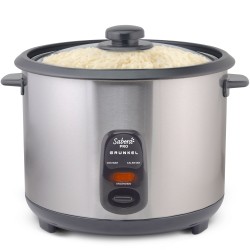 Grunkel RC-28L arrocera 2,8 L 1000 W Acero inoxidable, Gris Oscuro
