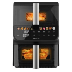 Cecotec Cecofry DuoLevel 10000 DuoSize Window Doble 10 L Independiente 2000 W Freidora de aire caliente Negro