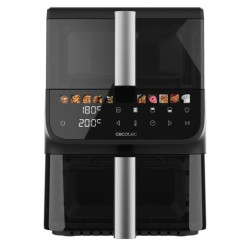 Cecotec Cecofry DuoLevel 10000 DuoSize Window Doble 10 L Independiente 2000 W Freidora de aire caliente Negro