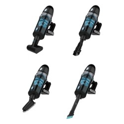 Cecotec Conga Rockstar 9500 Batería Seca y húmeda Sin bolsa Negro, Azul