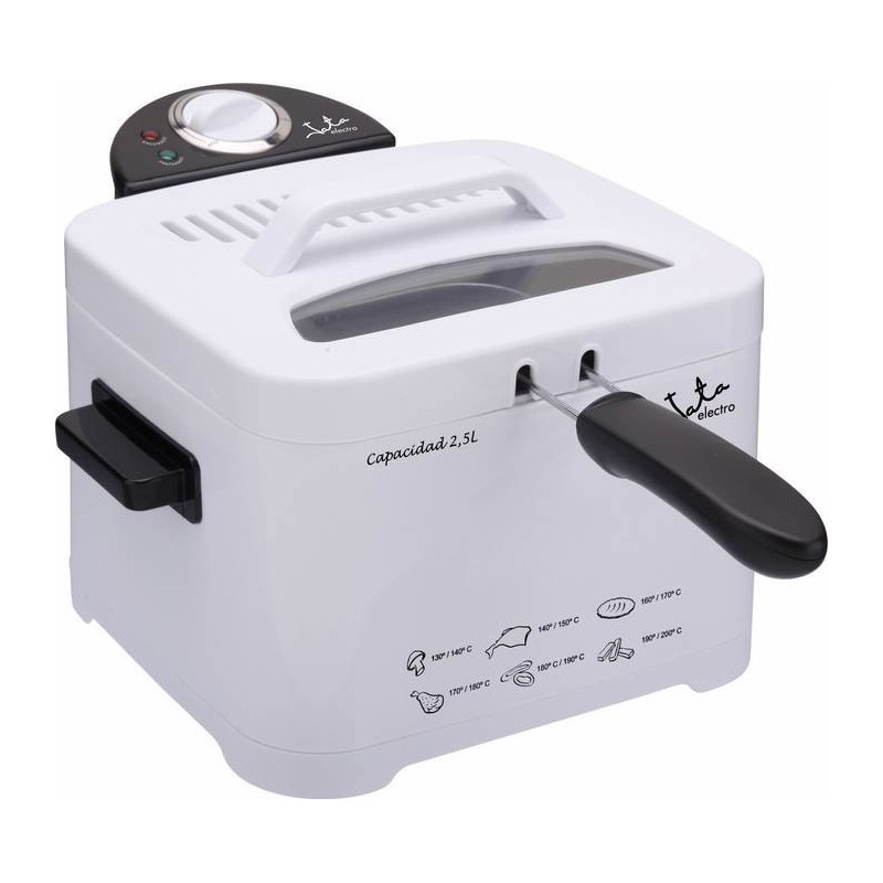 JATA FR278 freidora Sencillo 2,5 L Independiente 2000 W Blanco