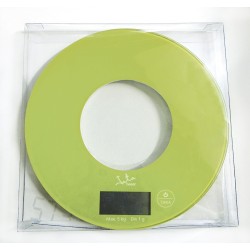 JATA 722P báscula de cocina Verde, Transparente Plaza Báscula electrónica de cocina