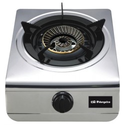 Orbegozo FO 1700 hobs Negro, Acero inoxidable Encimera Encimera de gas 1 zona(s)