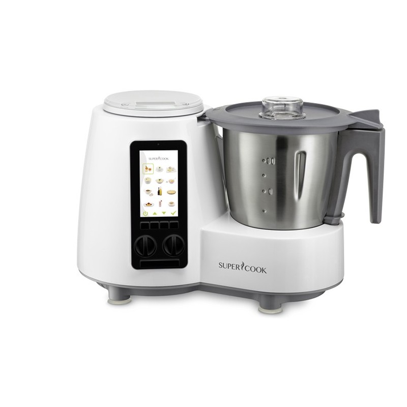 Princess SC110 robot de cocina 1000 W 2 L Acero inoxidable, Blanco