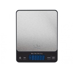 JATA Mod. 773 Negro, Plata Encimera Rectángulo Báscula electrónica de cocina
