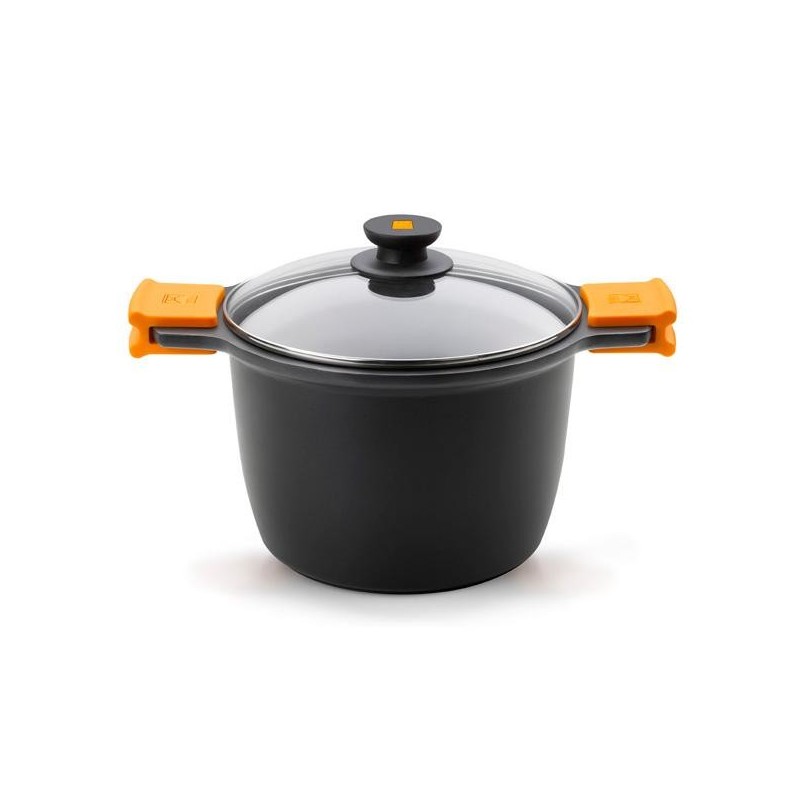 BRA A273905 cacerola 6,8 L Alrededor Negro, Naranja