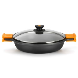 BRA Efficient A270540 cacerola 9 L Alrededor Negro
