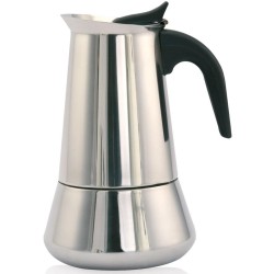Orbegozo KFI 260 cafetera manual Cafetera italiana Negro, Acero inoxidable