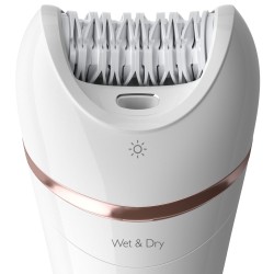 Philips Epilator Series 8000 BRE740 10 Depiladora Wet & Dry