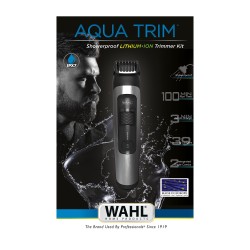Wahl Aqua Trim AC Batería 38 2 cm Mojado y seco Plata