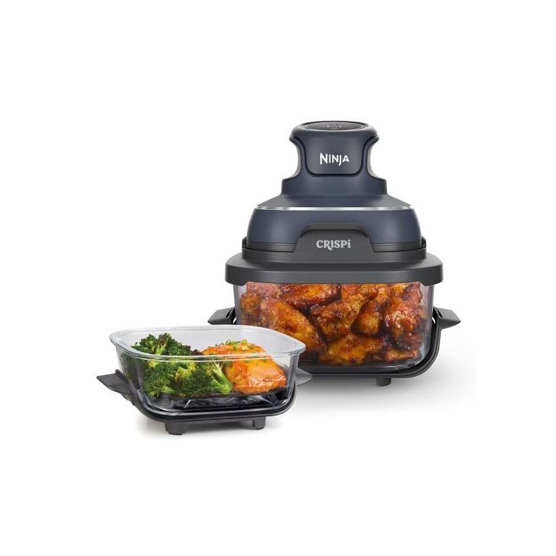 Ninja CRISPi Sencillo 3,8 L 1700 W Freidora de aire caliente Azul, Gris, Transparente