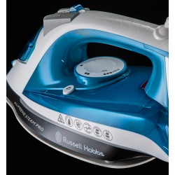 Russell Hobbs Supreme Steam Pro 2600 W 0,31 L Suela de cerámica Azul, Blanco