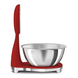 Smeg KSF01RDWW báscula de cocina Rojo Encimera Báscula electrónica de cocina