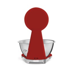 Smeg KSF01RDWW báscula de cocina Rojo Encimera Báscula electrónica de cocina