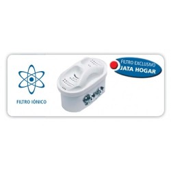 JATA JH01 filtro de agua Filtro de agua para jarra 2,5 L Azul, Transparente, Blanco