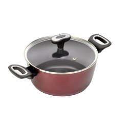 JATA CF922 olla sopera 2,6 L Rojo Aluminio