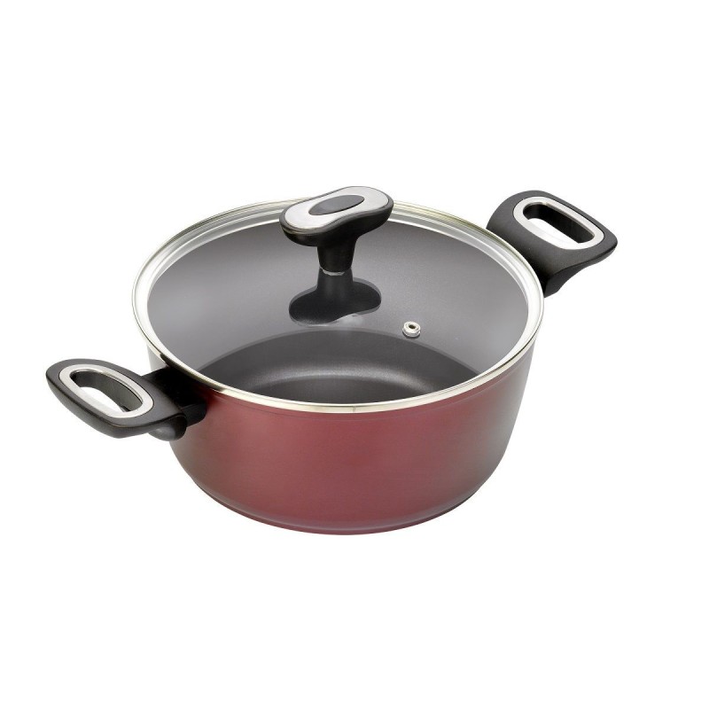 JATA CF924 olla sopera 4 L Rojo Aluminio