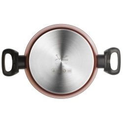 JATA CF924 olla sopera 4 L Rojo Aluminio