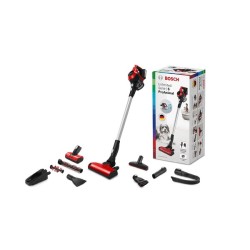 Bosch Serie 6 BBS61PET2 aspiradora de pie y escoba eléctrica Aspiradora escoba 2 en 1 Batería Secar Sin bolsa Rojo