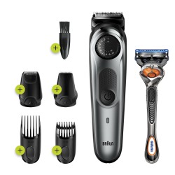 Braun BeardTrimmer BT7220 AC Batería 39 2 cm Negro, Gris