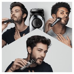 Braun BeardTrimmer BT7220 AC Batería 39 2 cm Negro, Gris