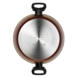 JATA TF928 olla sopera 3,6 L Rojo Aluminio