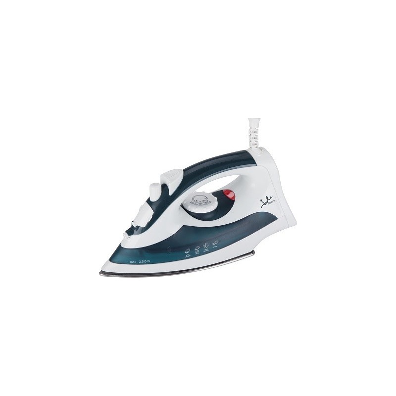 JATA PL120 plancha Plancha a vapor Suela de acero inoxidable 2200 W Azul, Blanco