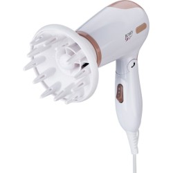 JATA SC47B secador 1200 W Marrón, Blanco