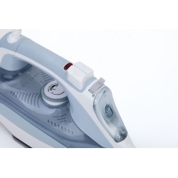 JATA PL1058C plancha Plancha a vapor Suela de cerámica 3000 W Gris, Blanco