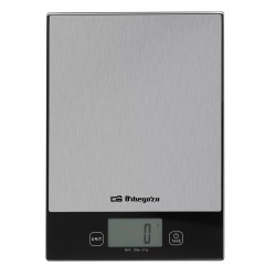 Orbegozo PC 2026 Negro, Acero inoxidable Encimera Rectángulo Báscula electrónica de cocina