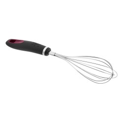 JATA AC26 batidor Batidor de bolas Acero inoxidable Negro, Rojo, Plata