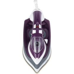JATA PL221C plancha Plancha a vapor Suela Ceramic Ultra Glide 2400 W Gris, Púrpura, Blanco