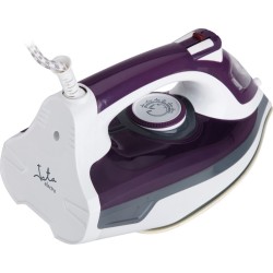 JATA PL221C plancha Plancha a vapor Suela Ceramic Ultra Glide 2400 W Gris, Púrpura, Blanco