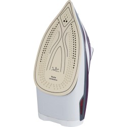 JATA PL221C plancha Plancha a vapor Suela Ceramic Ultra Glide 2400 W Gris, Púrpura, Blanco