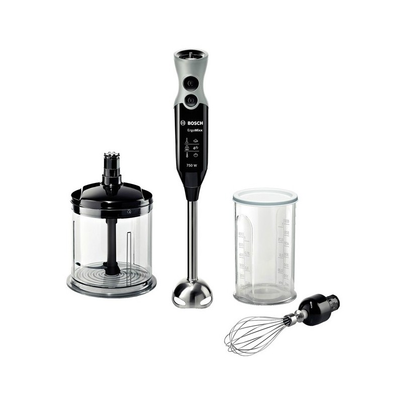 Bosch MSM67160 licuadora Batidora de inmersión 750 W Negro, Gris