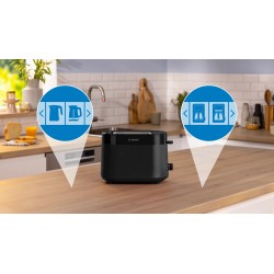 Bosch TAT2M123 tostadora 6 2 rebanada(s) 950 W Negro