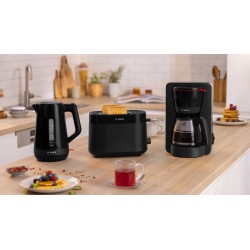 Bosch TWK1M123 tetera eléctrica 1,7 L 2400 W Negro