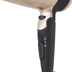 Orbegozo SE 1600 secador 1600 W Negro, Gris pardo
