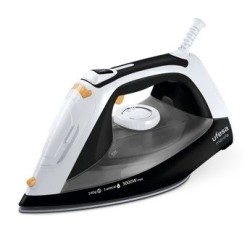 Ufesa PV3650 Mérida Plancha vapor-seco Suela de cerámica 3000 W Negro, Blanco