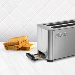 Ufesa Duo Plus Delux 7 2 rebanada(s) Acero inoxidable