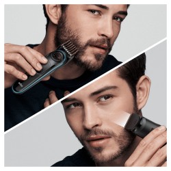 Braun BeardTrimmer 5 BT5340 AC Batería 39 2 cm Negro, Azul
