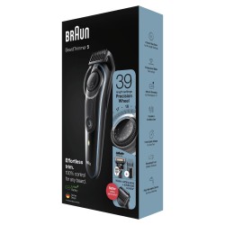 Braun BeardTrimmer 5 BT5340 AC Batería 39 2 cm Negro, Azul