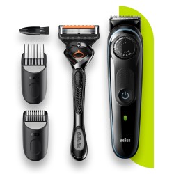 Braun BeardTrimmer 5 BT5340 AC Batería 39 2 cm Negro, Azul