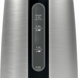 Bosch TWK3P420 tetera eléctrica 1,7 L 2400 W Negro, Acero inoxidable