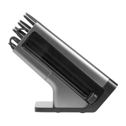 Ninja Foodi StaySharp Bloque con ranuras para cuchillos Acero inoxidable Negro, Plata