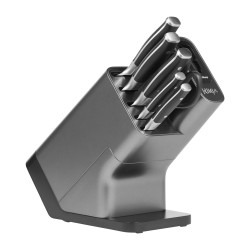 Ninja Foodi StaySharp Bloque con ranuras para cuchillos Acero inoxidable Negro, Plata