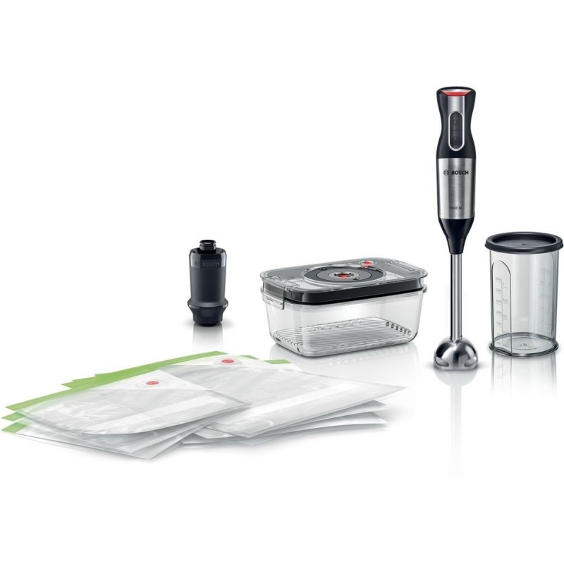Bosch MSM6S20B 0,6 L Batidora de inmersión 1000 W Negro, Plata